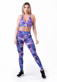 Conjunto estampado colorful grape