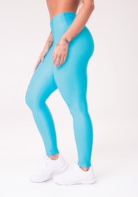 Calça legging happiness texturizada  azul dlk