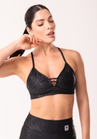 Top shine preto texturizado