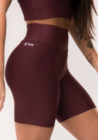 Bermuda fitness feminina vinho aura