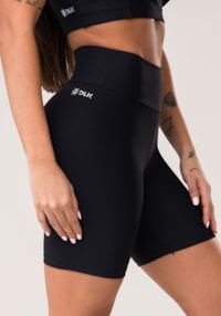 Bermuda fitness feminina preto aura