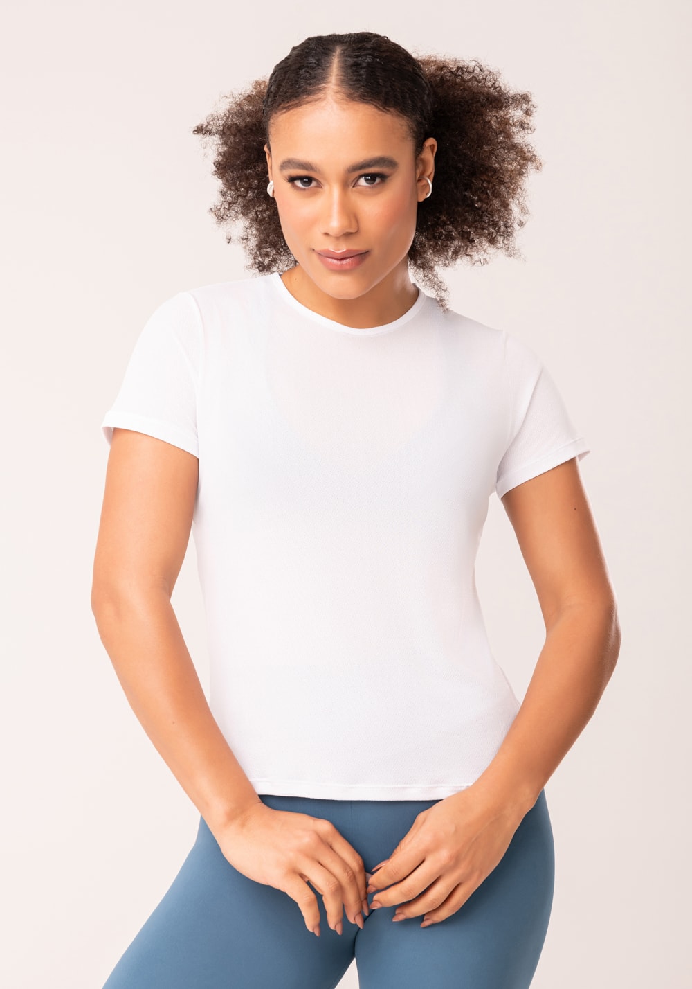 Blusa baby look feminina branco oasis