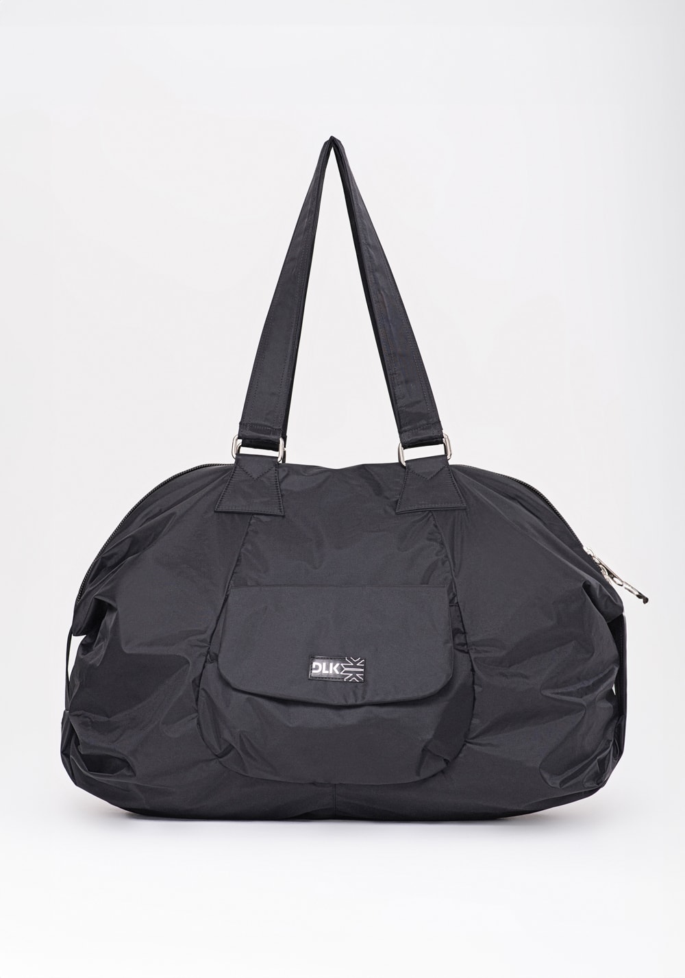 Bolsa de ombro preto dlk com bolso externo