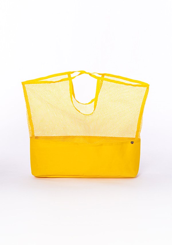 Bolsa sacola de mão dlk beach amarelo