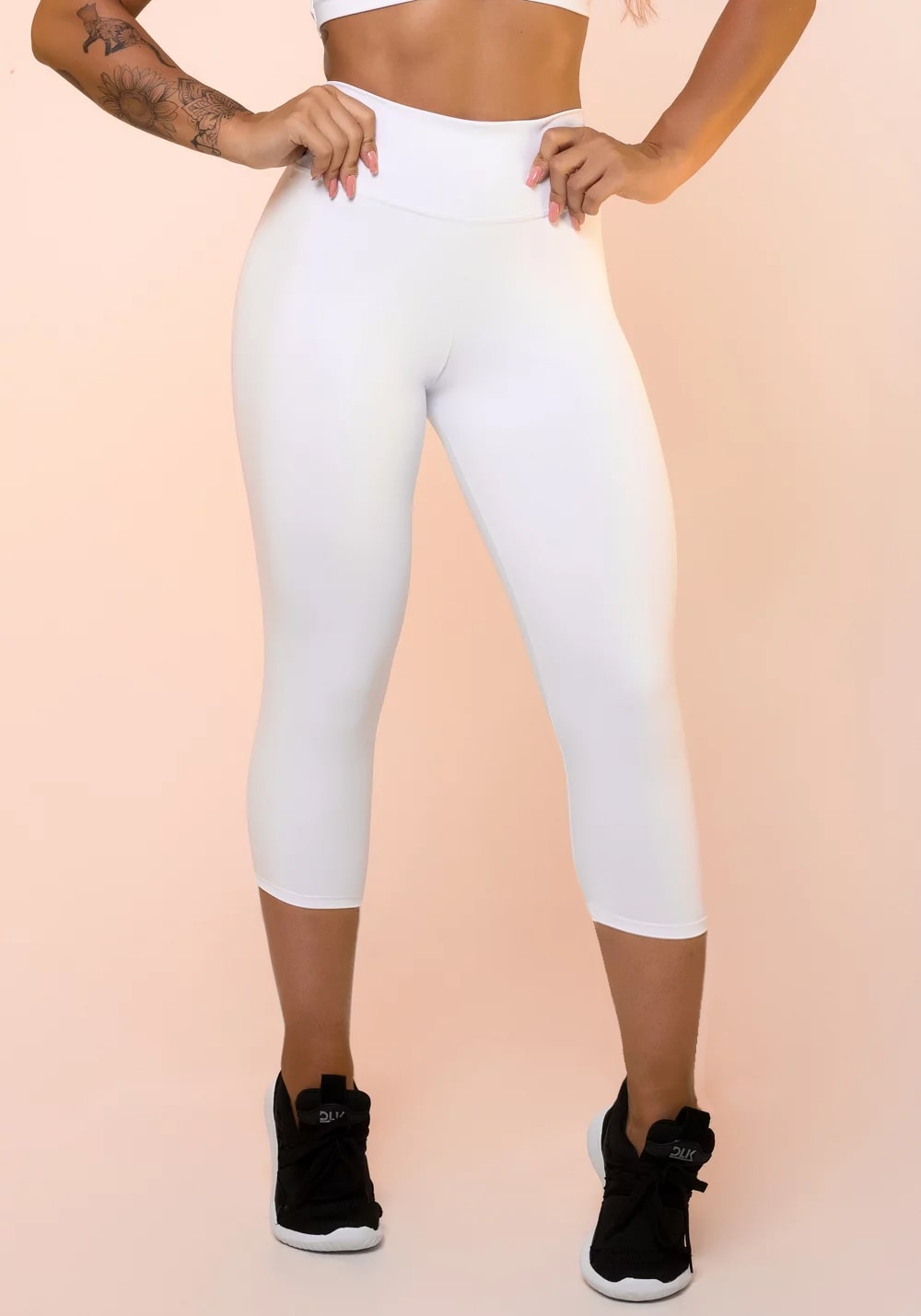 calça corsario branca