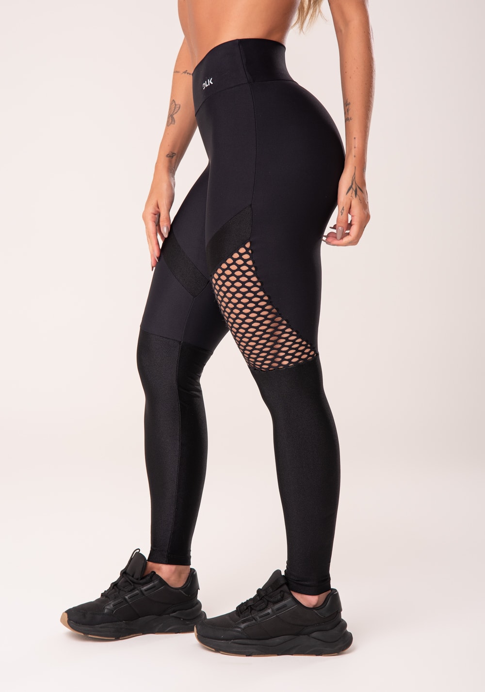 Calca legging sale com tela