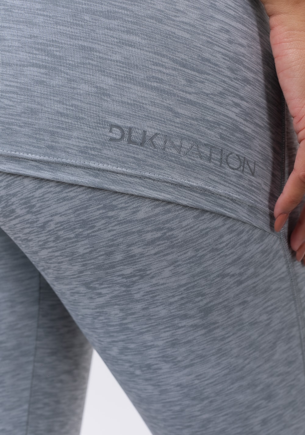 Calça legging nation com tapa bumbum cinza