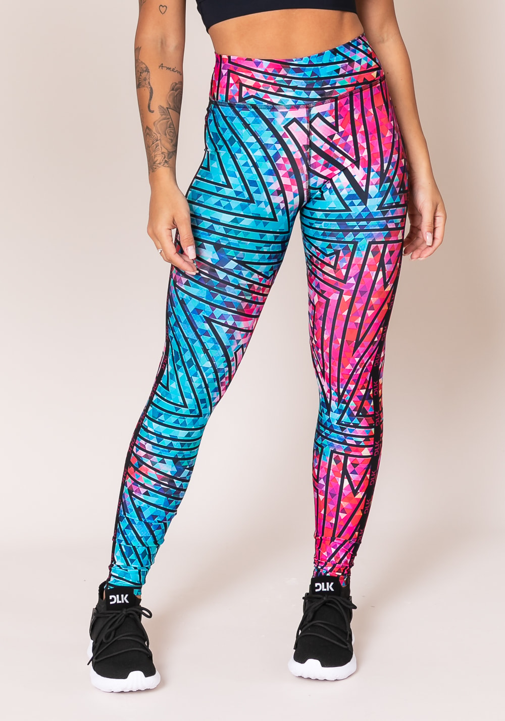 Calça legging printed confete