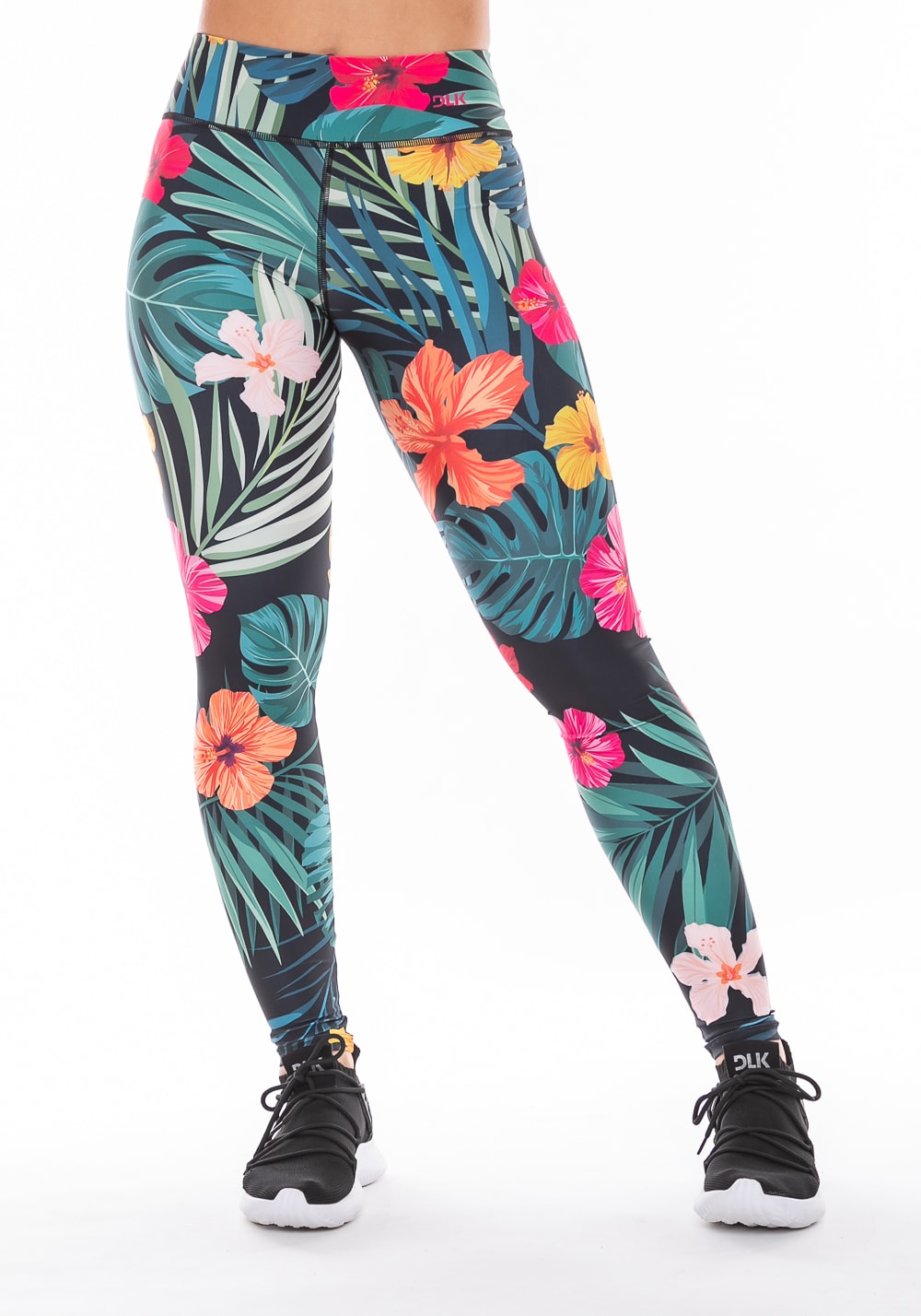 Calça legging printed mix de flores