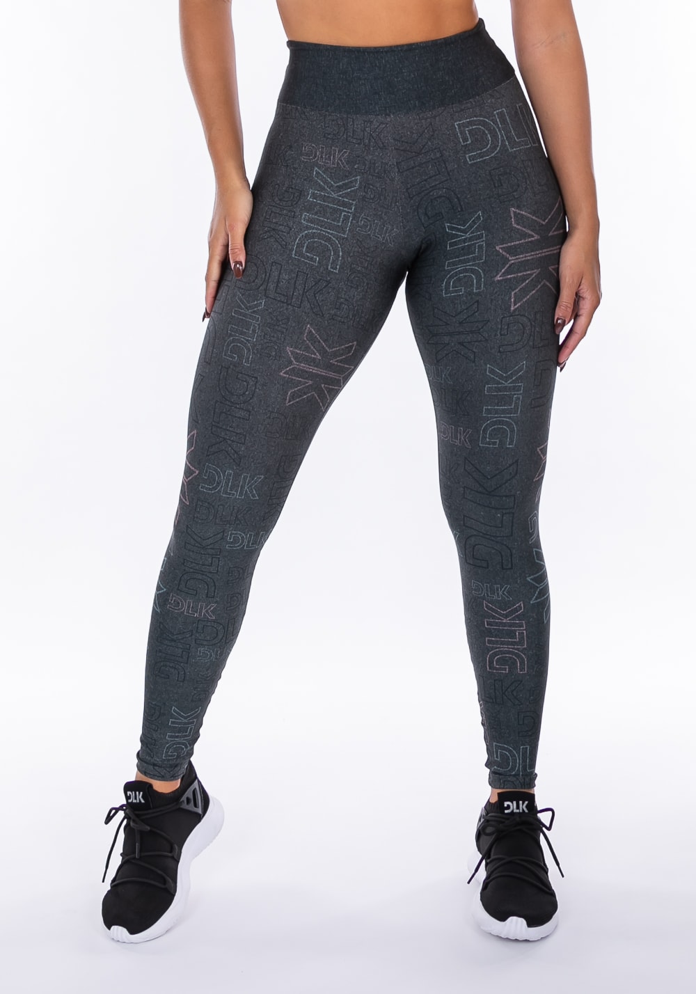 Calça legging sublimada printed logo mania