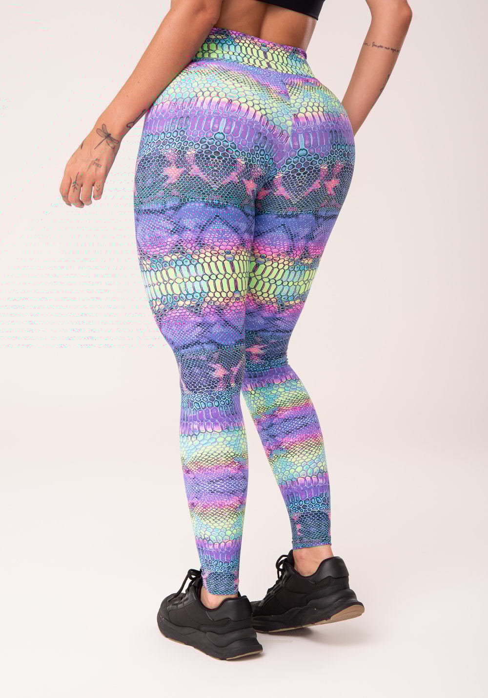 KIT 2 Leggings Fitness Suplex Lisa ou Estampada – #MeTreine
