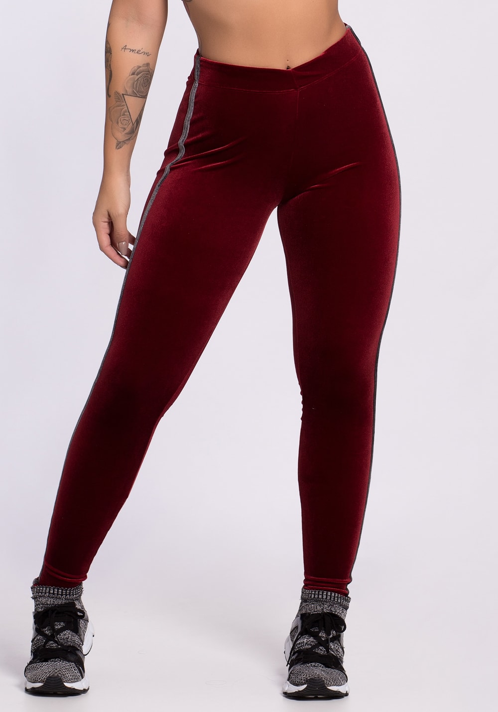 calça de veludo feminina legging