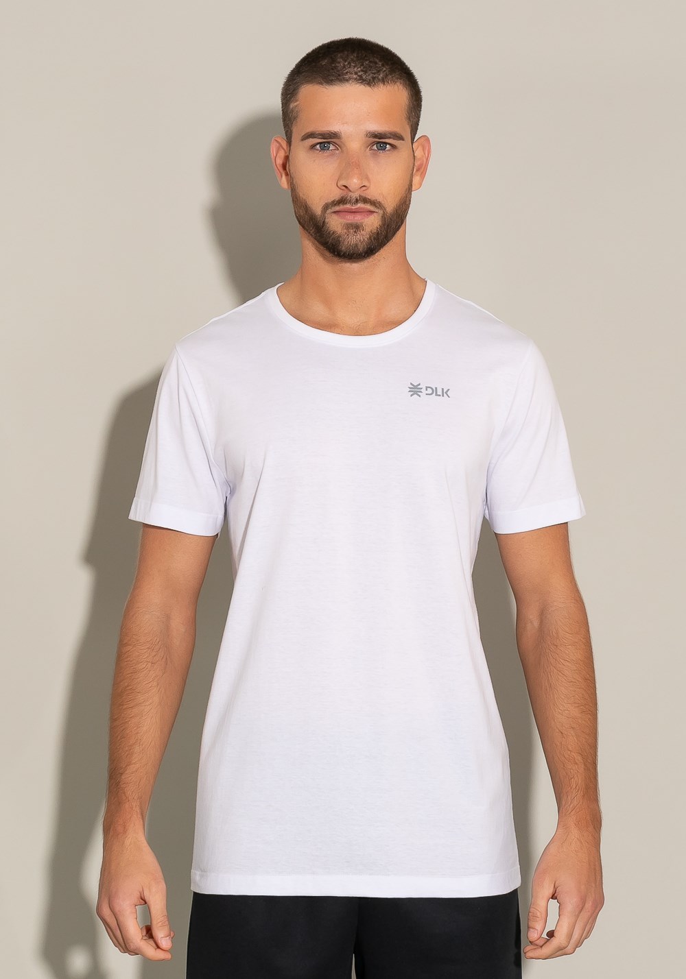Camiseta manga curta for men enjoy the vibe branco