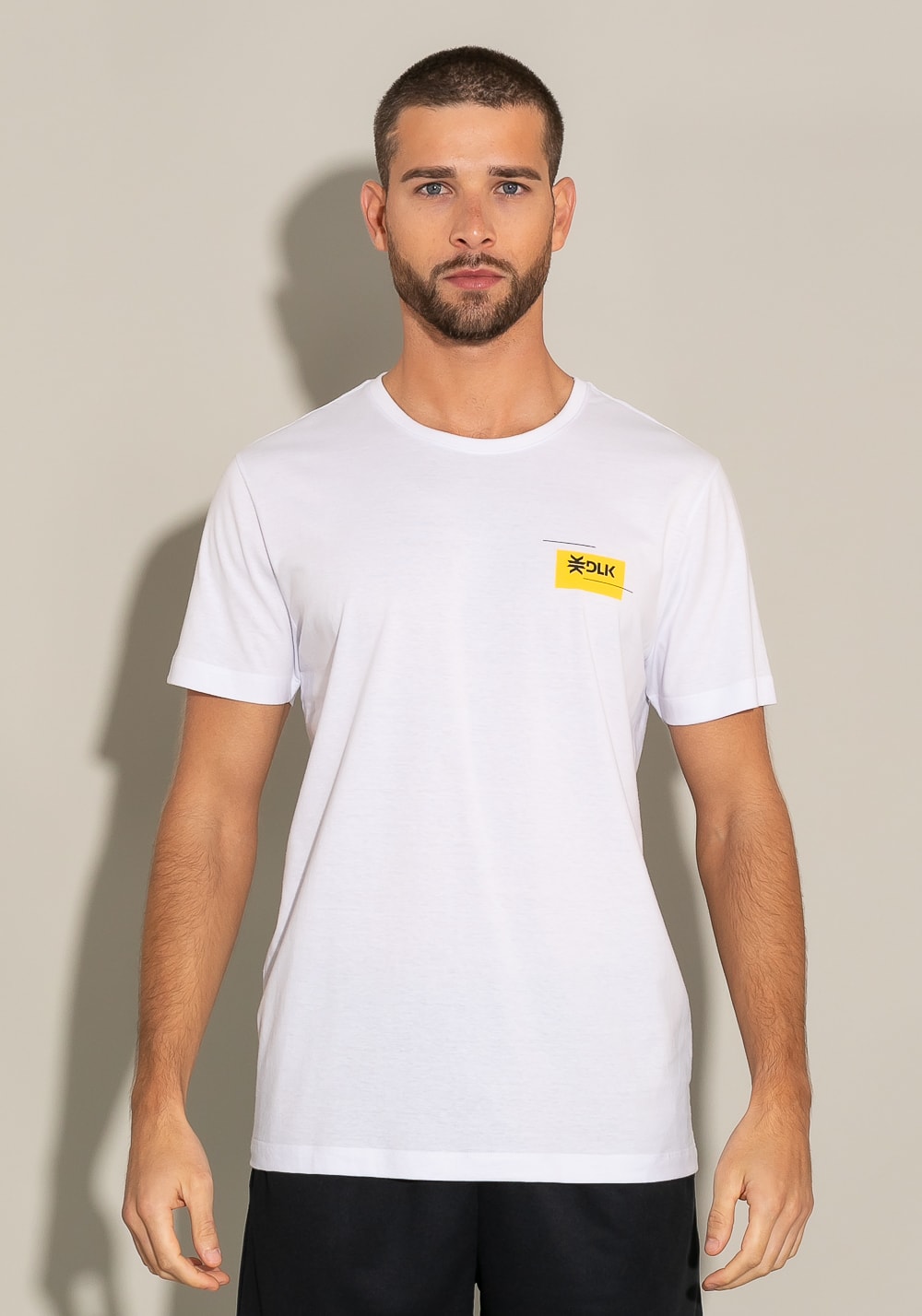 Camiseta manga curta for men fight for everything branca dlk