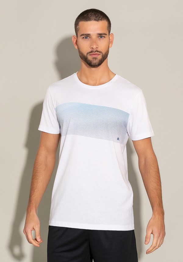 Produto Camiseta manga curta for men wave branco