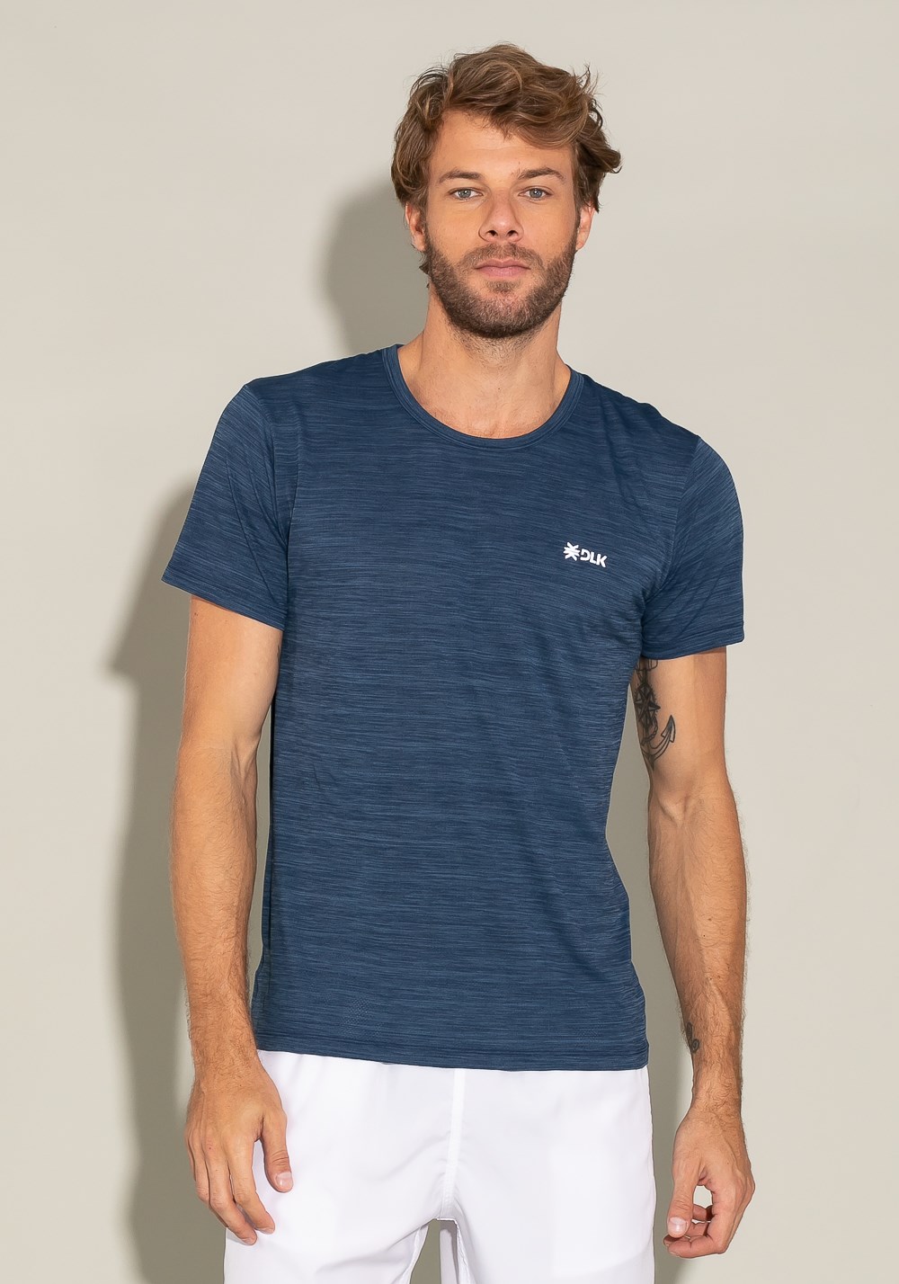 Camiseta poliamida manga curta impulse for men azul marinho