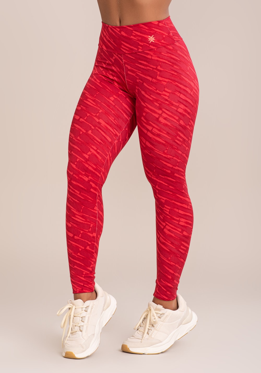 Legging fitness feminina euphoria estampa brush pink