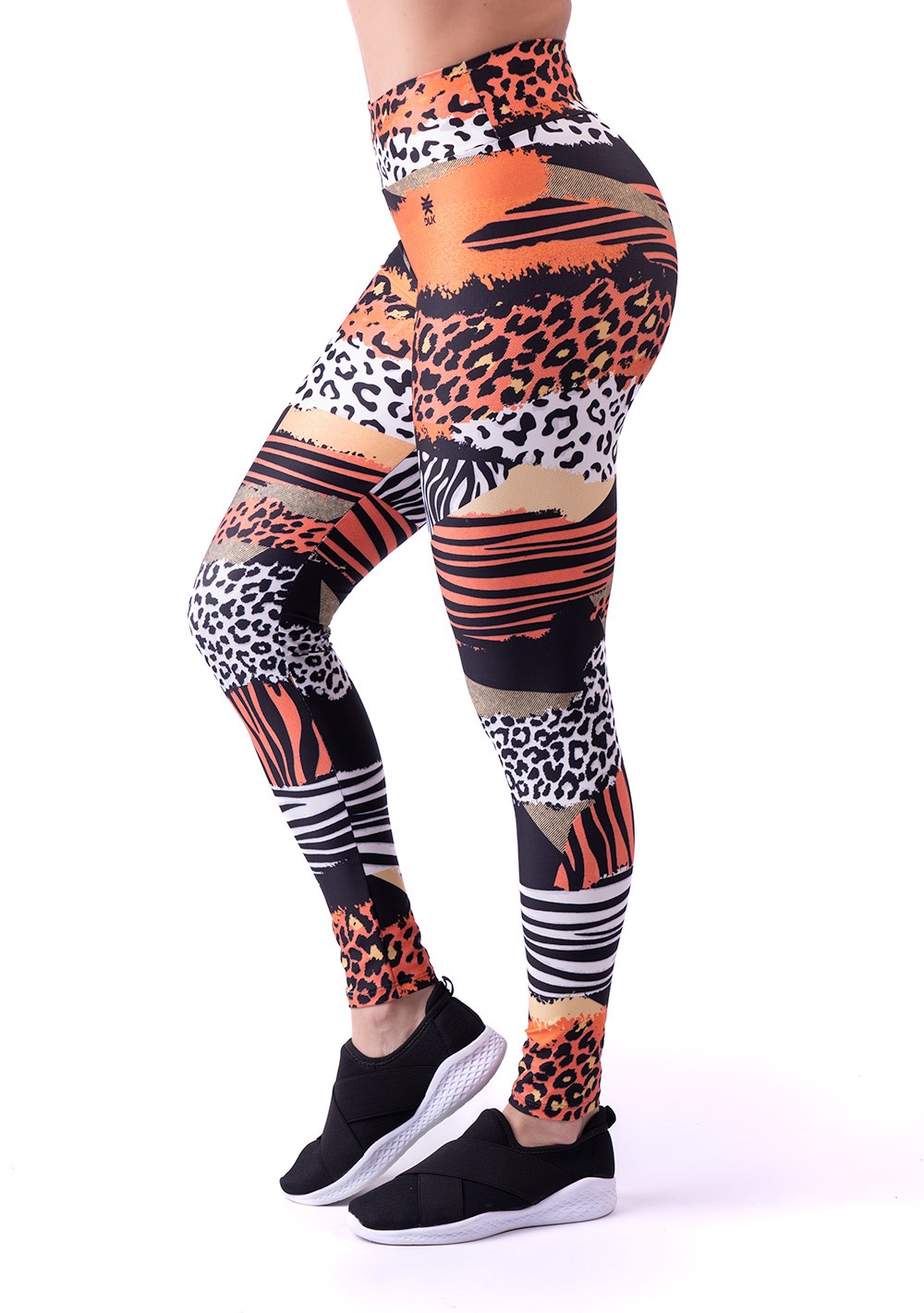 Legging fitness feminina new printed estampada mix geo