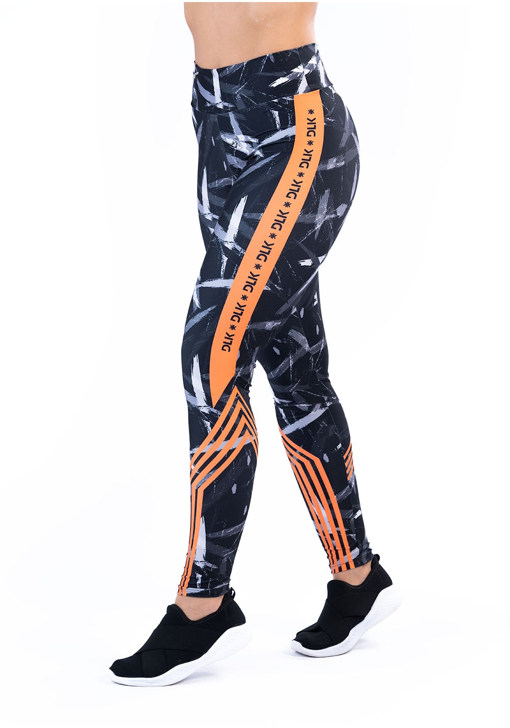 Calça legging DLK estampada M NOVA