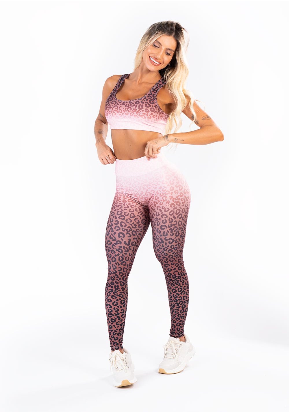By Dy Fitness • Moda Fitness Para Mulheres que Malham com Estilo - Legging  Paola Detalhe Animal Print