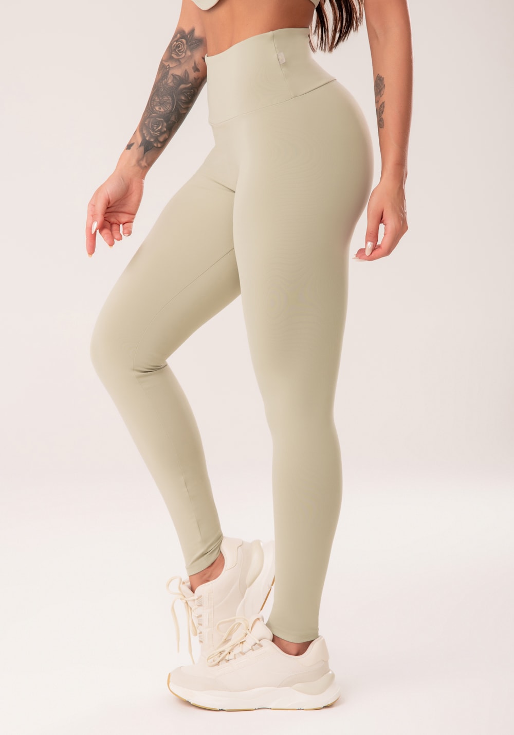 Legging fitness feminina oliva harmony