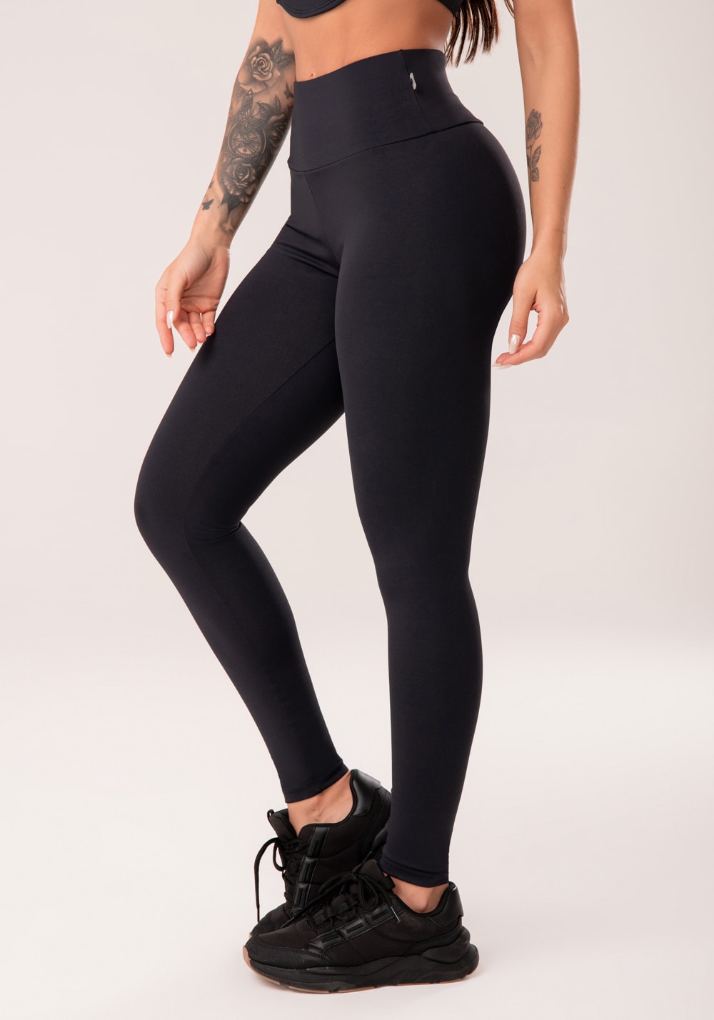 Legging fitness feminina preto harmony