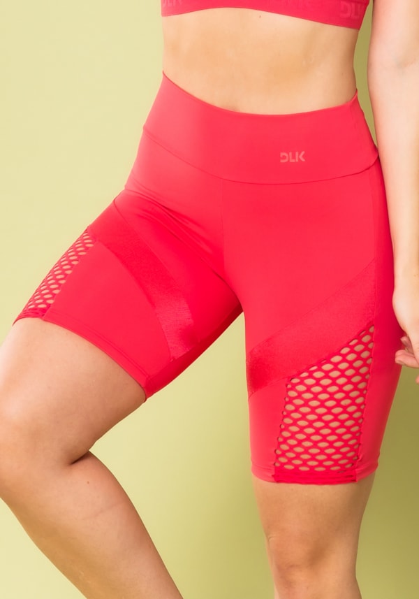 Calça legging energy preta com recorte e elástico amêndoa