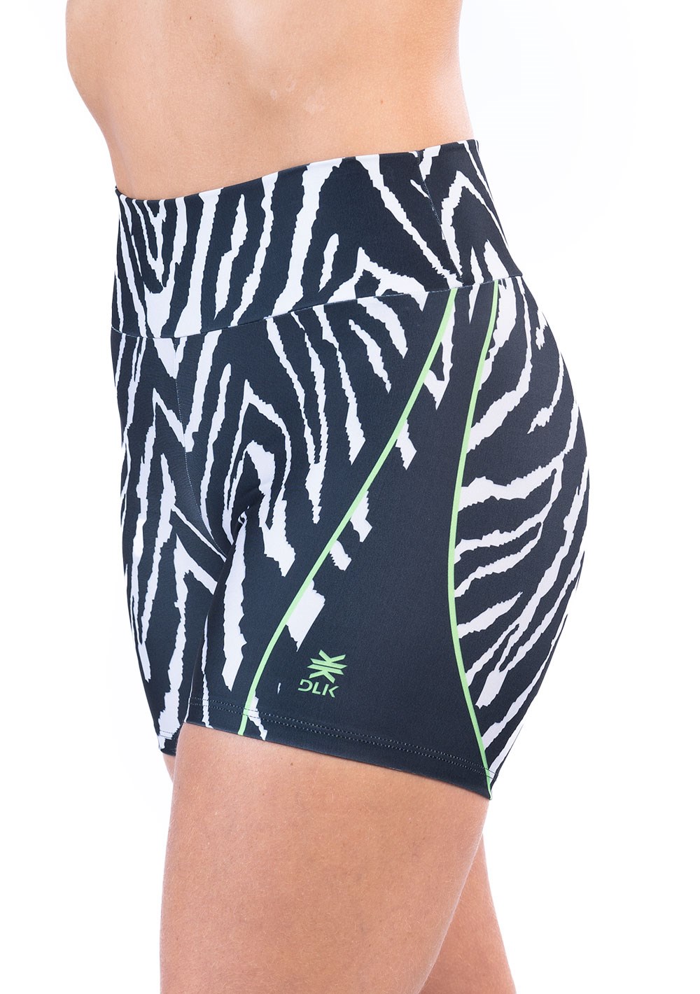 Short fitness feminino new printed estampado zebra