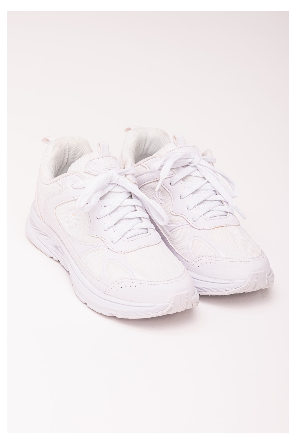 Tênis esportivo chunky feminino branco dlk
