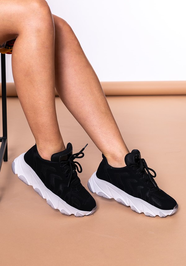 Produto Tênis modelo nobuck shoes preto tela dupla e cinza